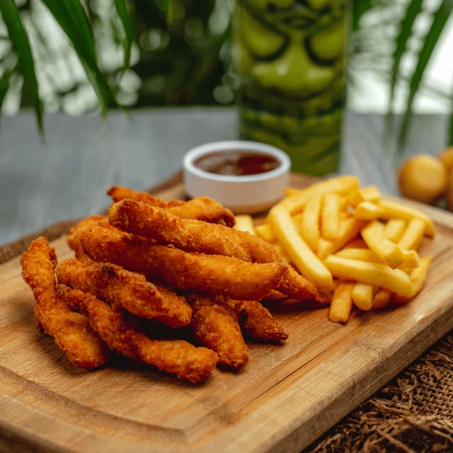 Chicken Tender Plate.