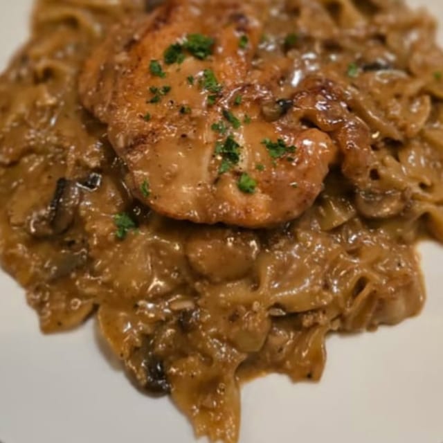 Chicken Marsala.