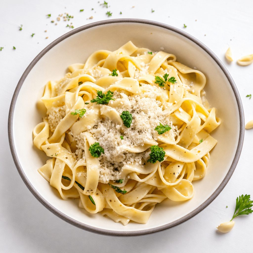 Kids Alfredo Noodles.