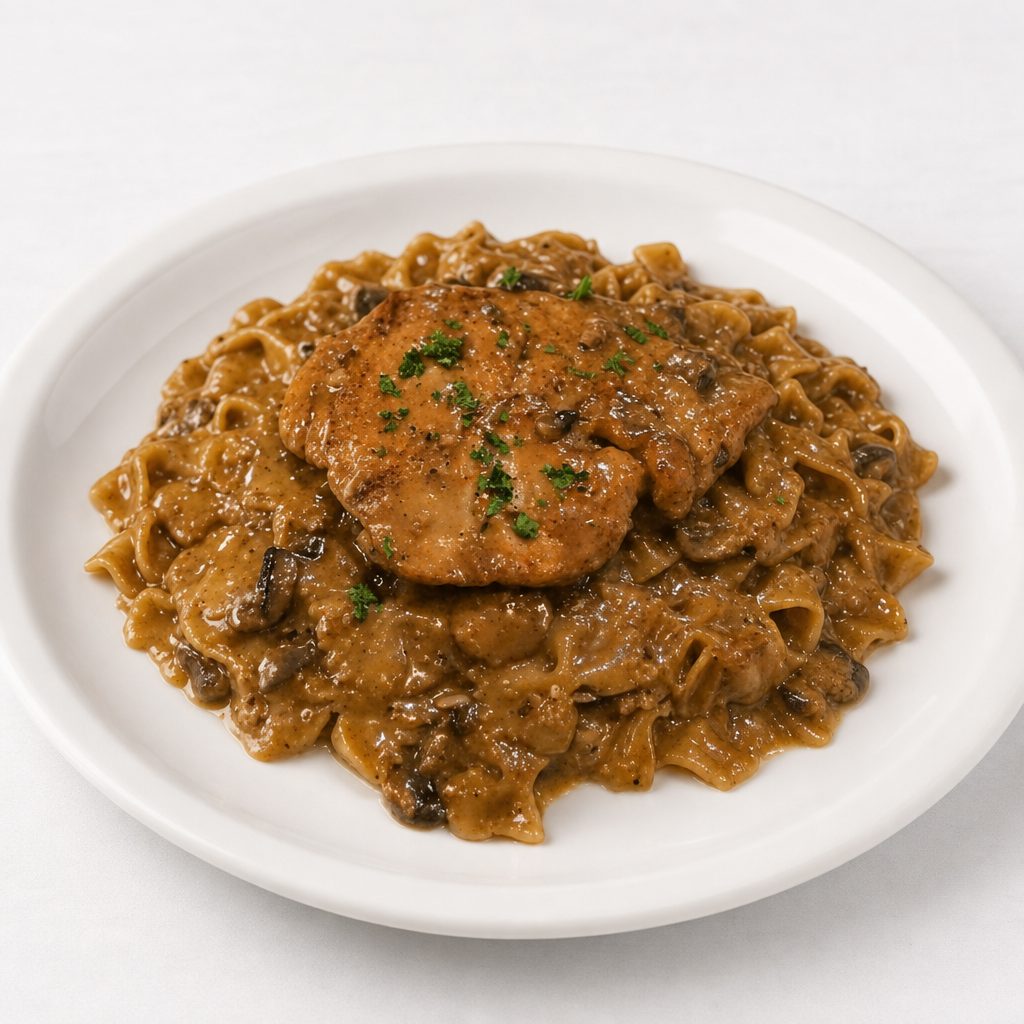Chicken Marsala.